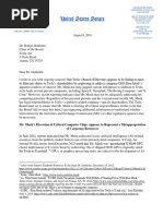 Warren Letter To Tesla Board Re Musk Conflicts of Interest