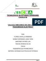 Calculo Mecanico de Una Linea de Transmision Electrica