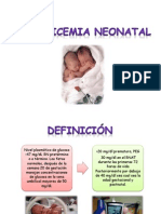 Hipoglicemia Neonatal
