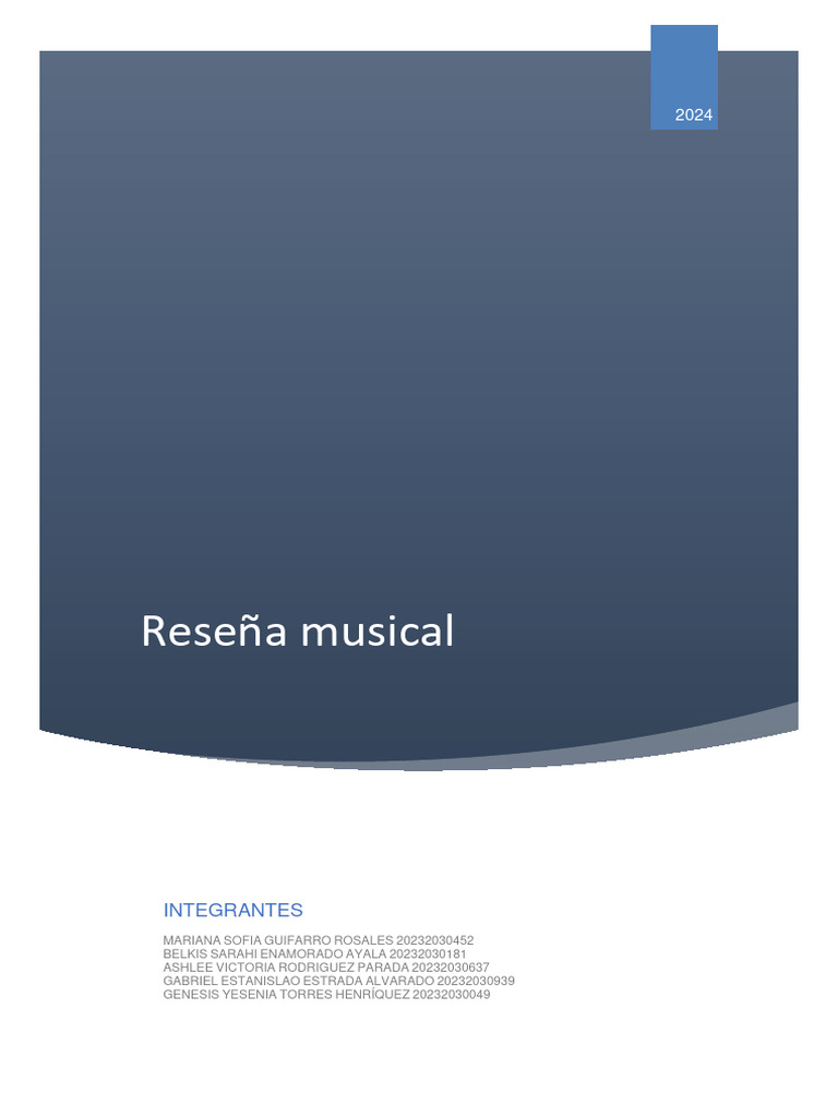 Reseña de 