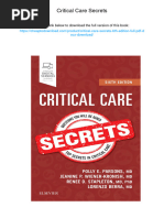 CRITICAL CARE MEDICINE 第五版 Critical Care Medicine: Principles of Diagnosis and