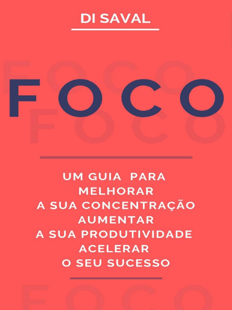 Guia Prático para Aumentar o Foco | PDF | Tempo | Pensamento