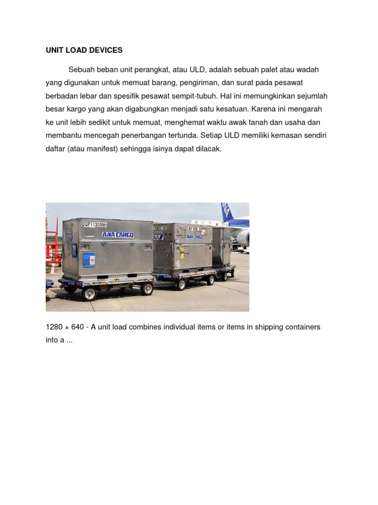 Unit Load Devices