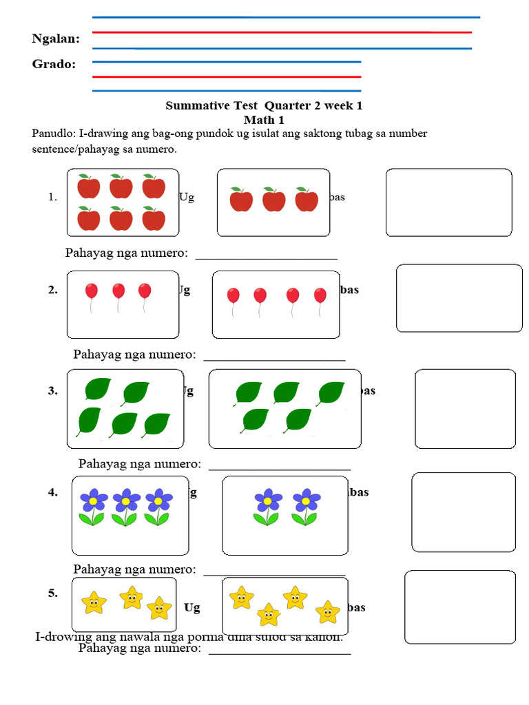Summative Test WK 1 q2 | PDF