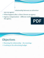 Advertising Agency Relationship Structure Budgeting