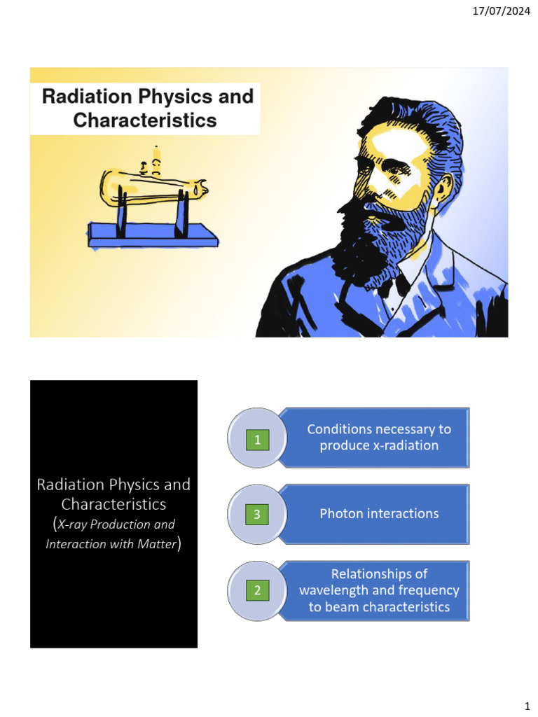 X-Ray Production and Interaction Overview | PDF | Electron | X Ray