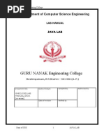 Java Lab Manual