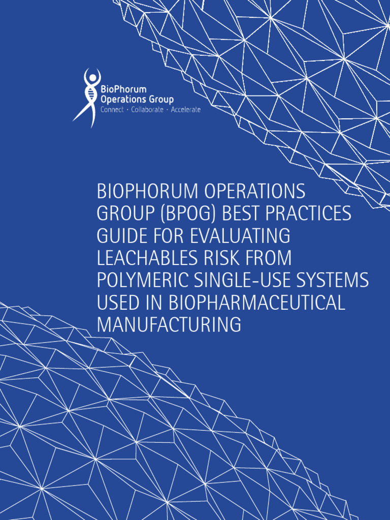 BPOG Guidelines for Leachables Risk Assessment | PDF | Risk | Mass ...