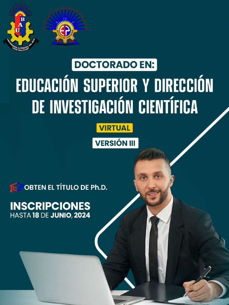 Doctorado en Educación Superior Virtual | PDF | Educación más alta ...