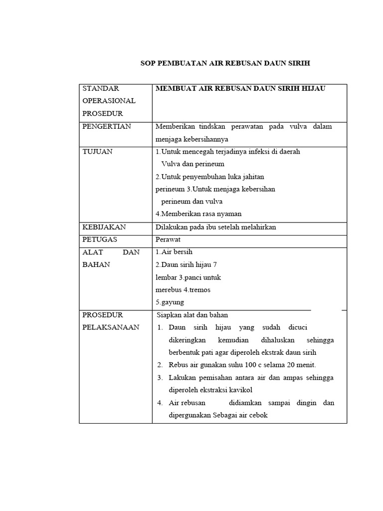 Petua Air Rebusan Daun Sirih Untuk Cuci Muka