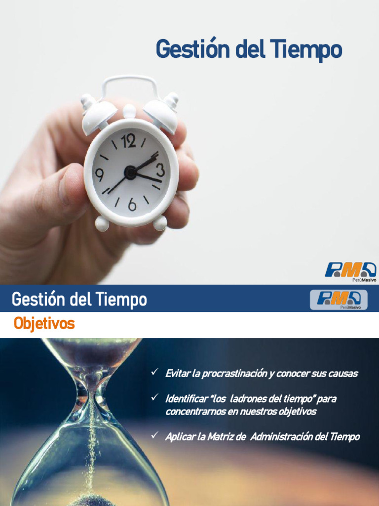 Claves para una Efectiva Gestión del Tiempo | PDF | Gestión del tiempo ...
