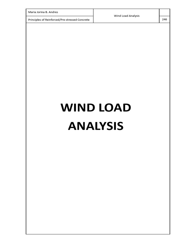 Wind Load Analysis for Enclosed Buildings | PDF | Fluid Dynamics ...