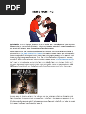 KNIFE FIGHTING
