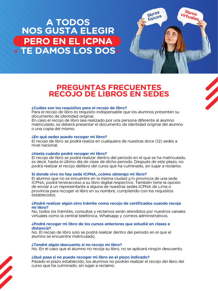 Requisitos y Proceso para Recojo de Libros | PDF