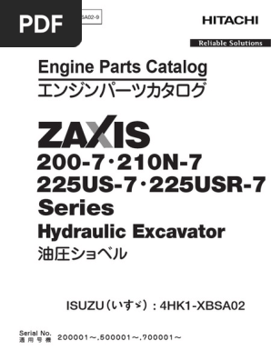 ZX200 7 - 4HK1 Xbsa02 9 | PDF