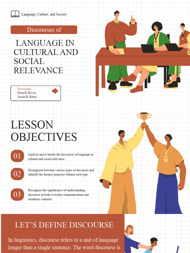 Analyzing Language Discourse in Society | PDF | Discourse | Linguistics