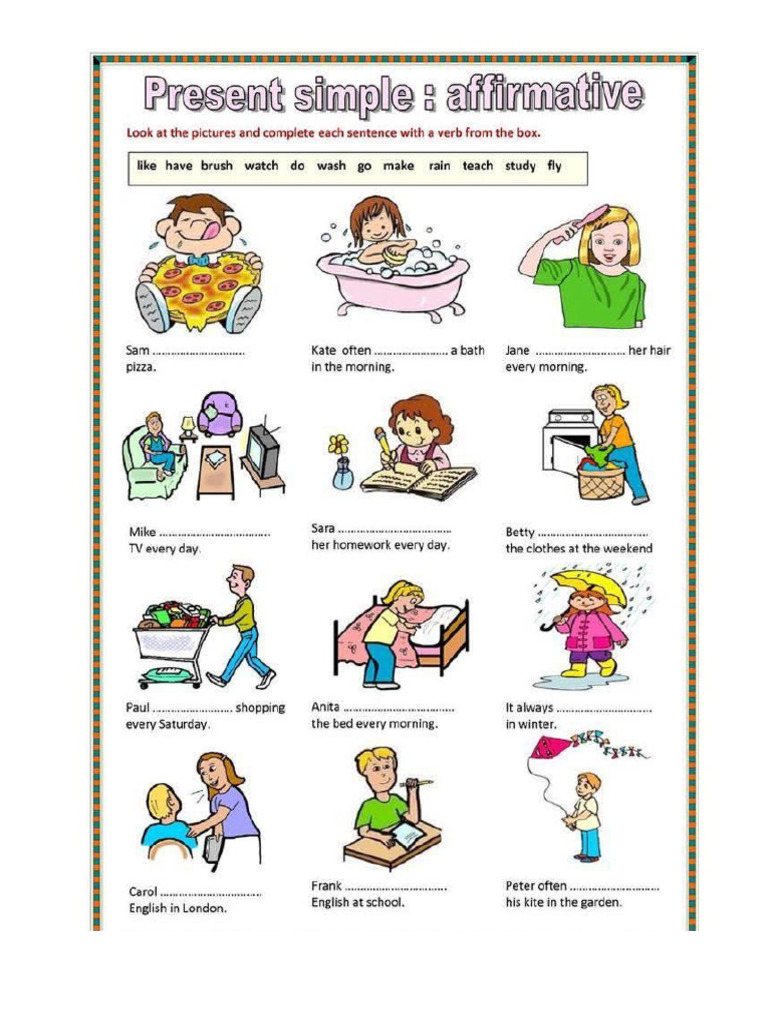 Present Simple & Present Continuous | PDF