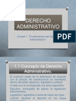 Derecho Administrativo. Unidad 1