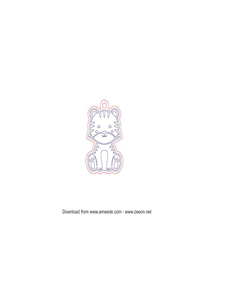 Tiger Keychain E0022542 File Cdr and Dxf PDF Free Vector Download for ...