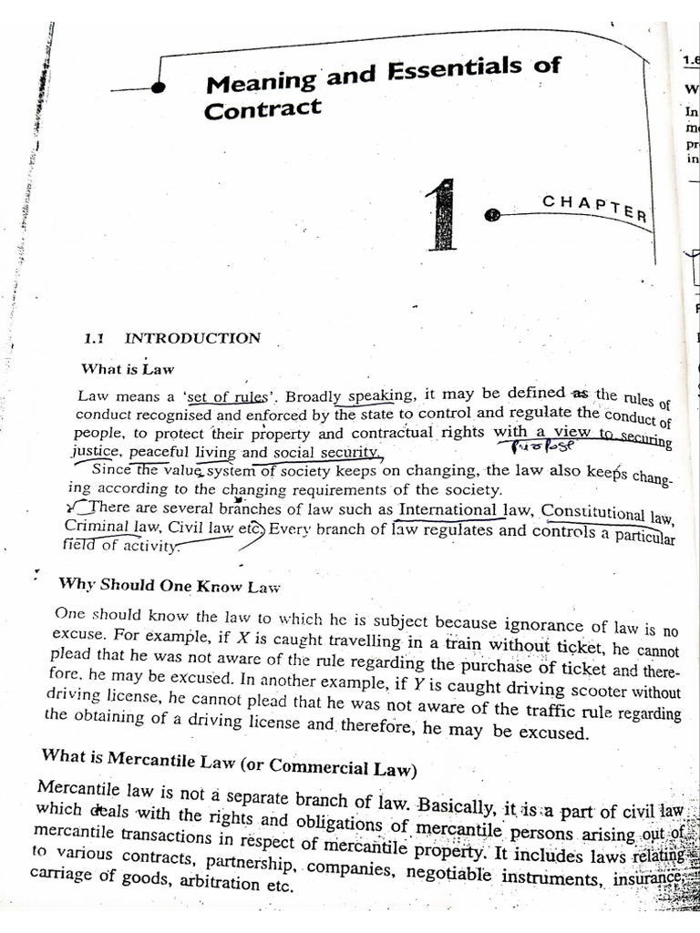 Law of Contract | PDF