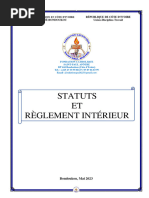Statuts et Règlement d'une ONG en Côte d'Ivoire | PDF | Assemblée ...