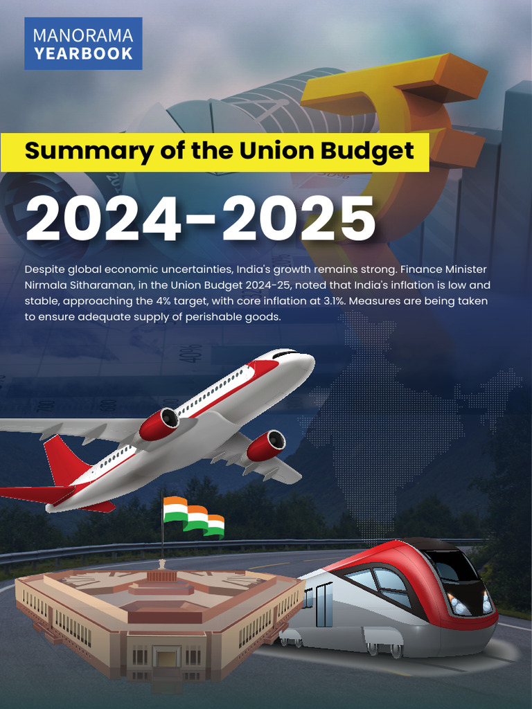Summary of the Union Budget 20252025 Final PDF Budget