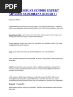 Download Cara Membuat Sendiri Expert Advisor Sederhana by Eteris Nusantara SN75747036 doc pdf