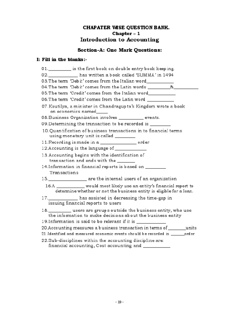 Accountancy QB Verified | PDF