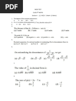 01 - Class 9th - Maths (English Medium) - Magnet Brains Sample Paper ...