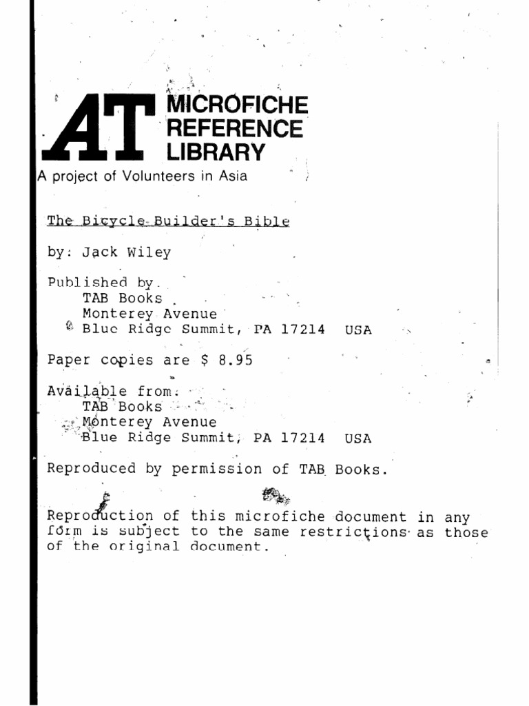 the-bicycle-builders-bible-1980-pdf-human-powered-vehicles