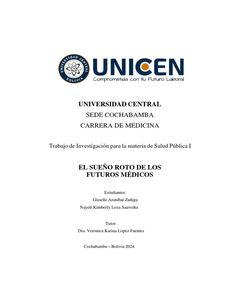 Sueño y Estrés en Estudiantes de Medicina | PDF | Dormir | Ritmo circadiano