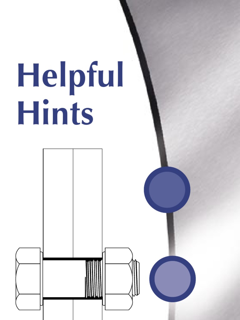 Helpful Hints 2 | PDF | Nut (Hardware) | Screw
