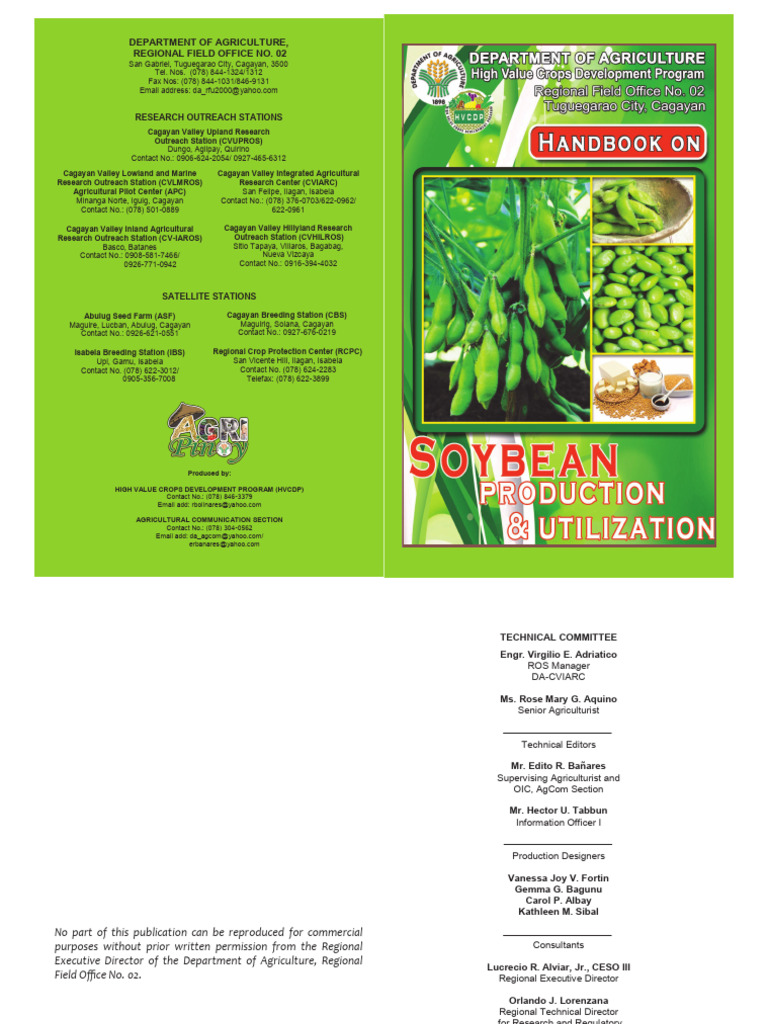 Soybean Production in Cagayan Valley | PDF | Soybean | Tofu