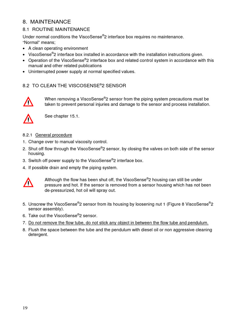 Vs 2 cleaning procedure pdf pipe fluid conveyance mechanical