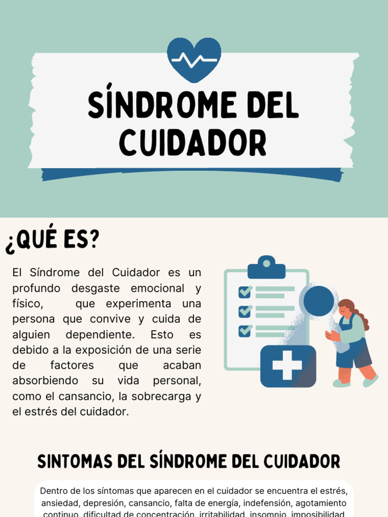 Síndrome del Cuidador: Síntomas y Soluciones | PDF | Relaciones ...