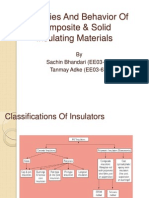 Properties and Behavior of Composite Solid Insulating Materials