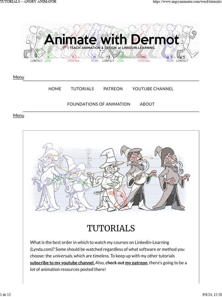 2D Animation: Loosening Up Course Guide | PDF | Animation | Adobe Flash