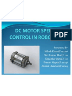 DC Motor Control in Robotics