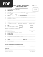 VTAS Travel Allowance Application Form | PDF | Apprenticeship | Business