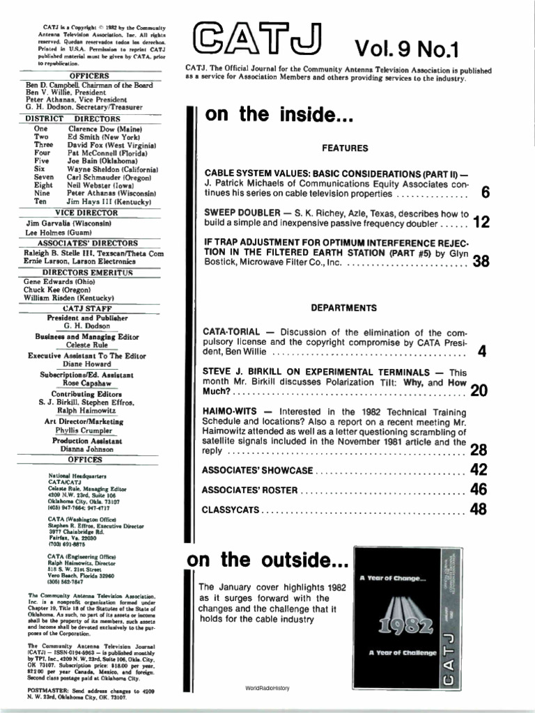 CATJ 1982 01 TILTenelfeed | PDF | Mergers And Acquisitions | Taxes