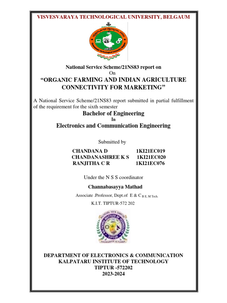NSS Report on Organic Farming in India | PDF | Engineering