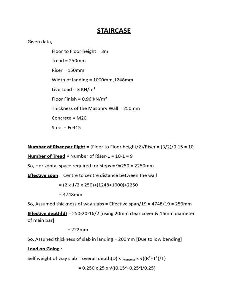 Staircase Pdf Stairs Building Materials