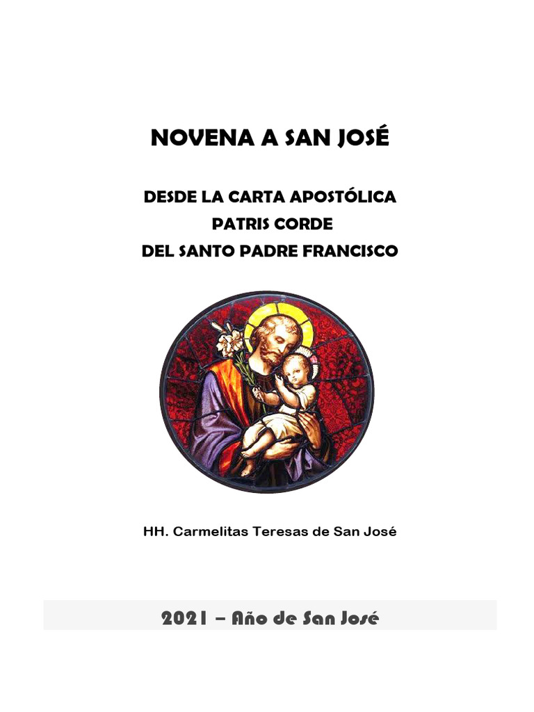 Novena a San José: Reflexiones Diarias | PDF | María, madre de Jesús ...