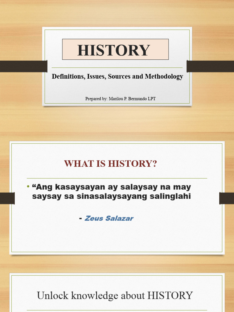 Understanding History's Essence | PDF