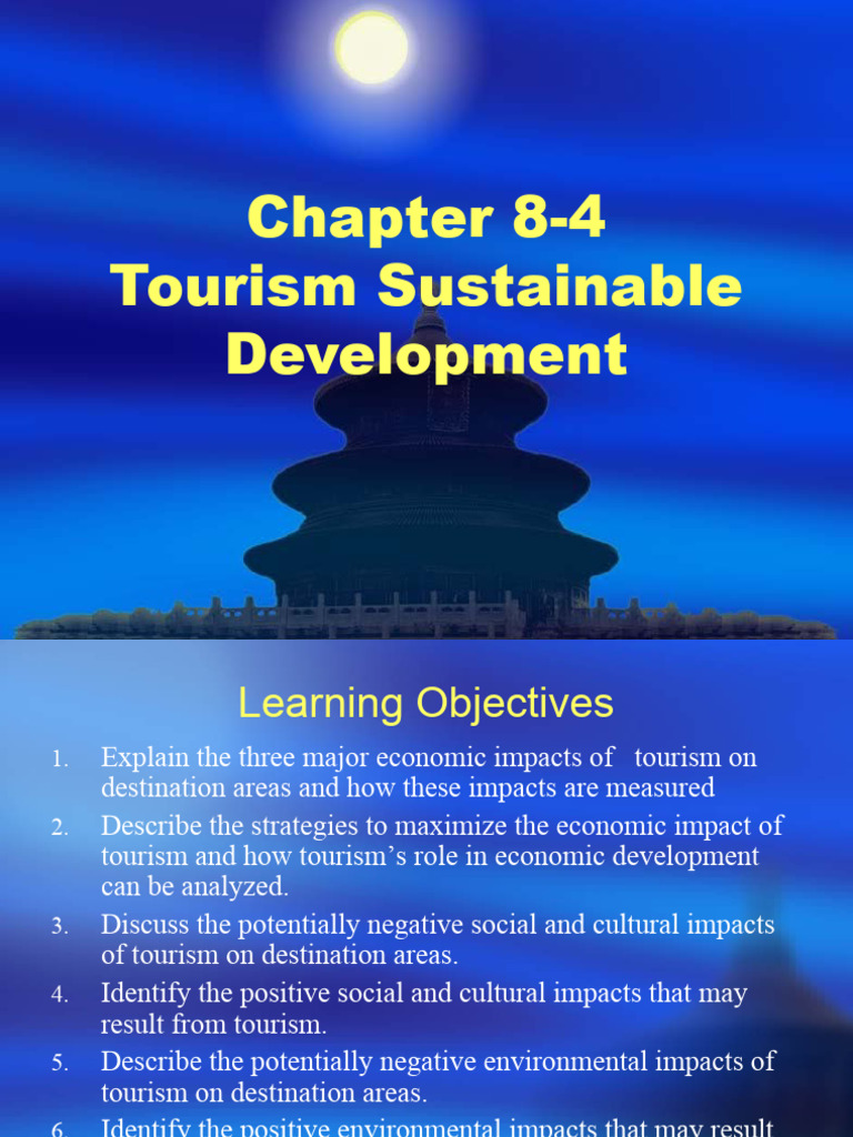 Economic and Cultural Impacts of Tourism | PDF | Sustainability | Tourism