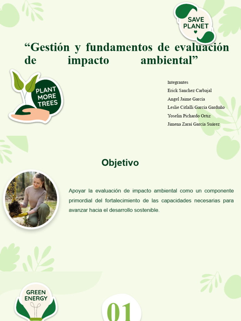 Evaluación de Impacto Ambiental y Sostenibilidad | PDF | Evaluación de ...