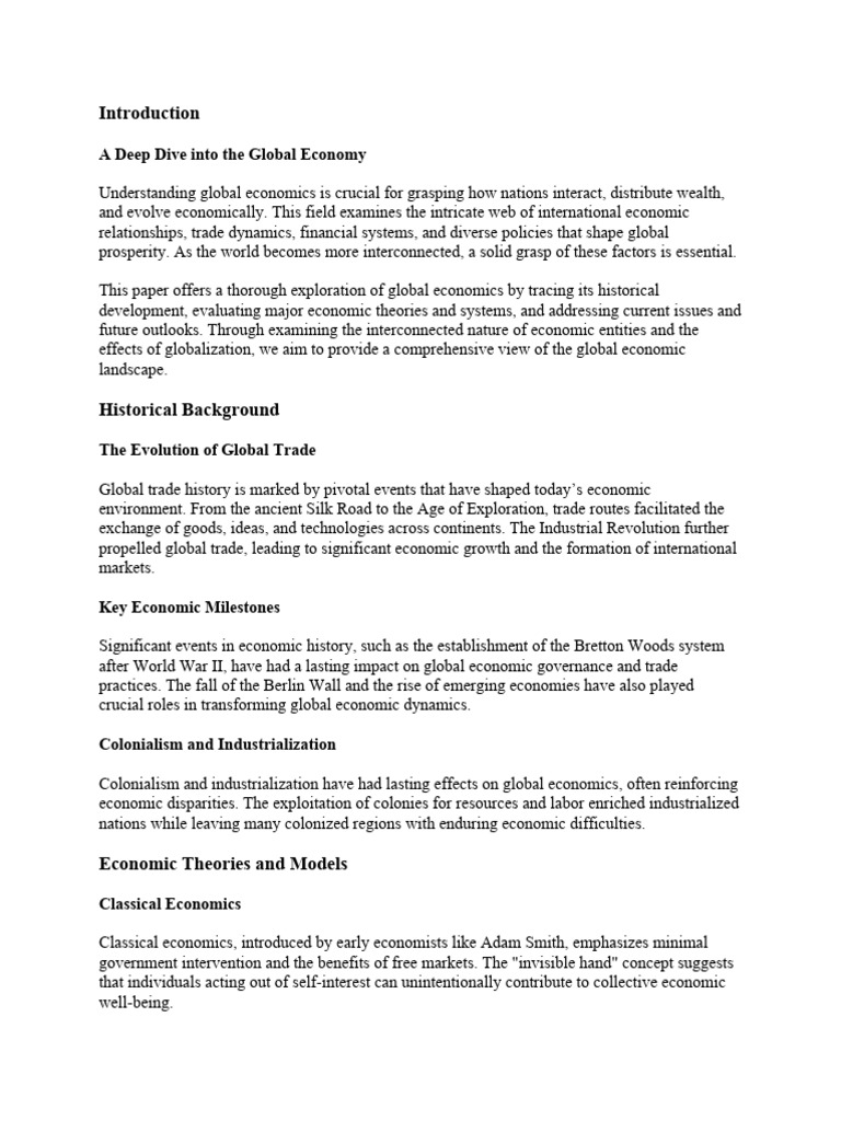 A deep dive pdf economics capitalism