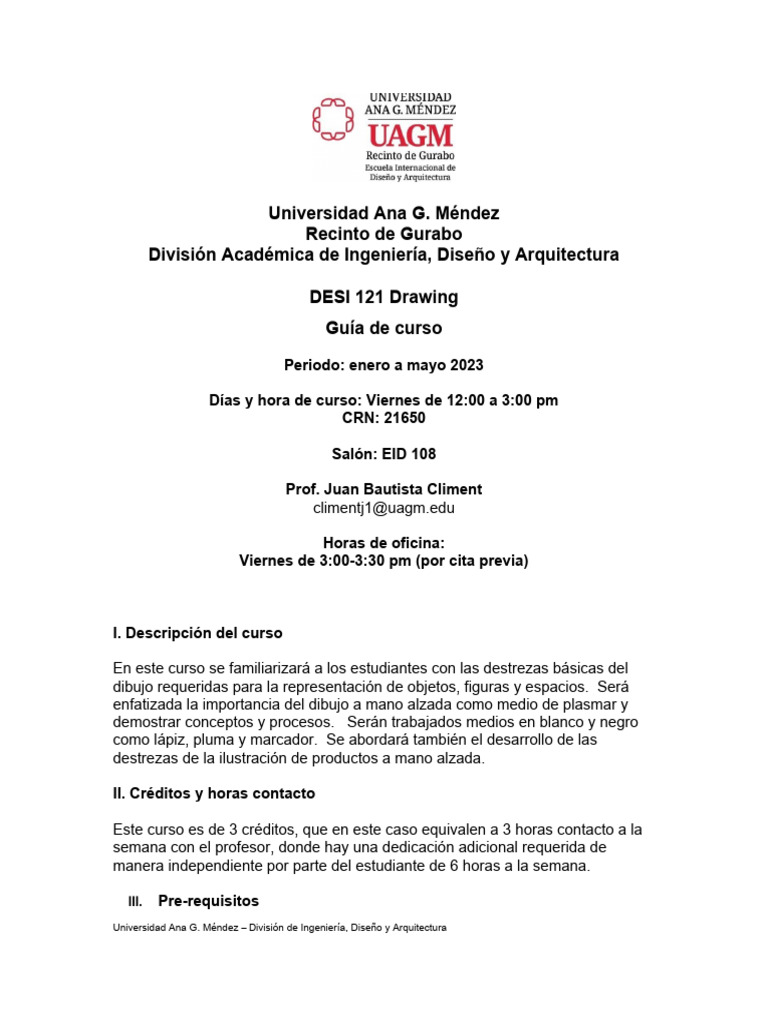 Prontuario dibujo uagm 12pm 3pm pdf dibujo dise o