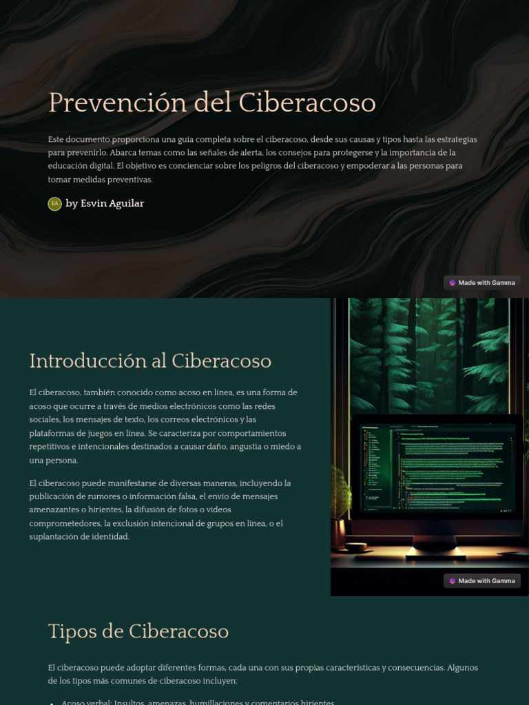 Guía para Prevenir el Ciberacoso | PDF | Acoso cibernético