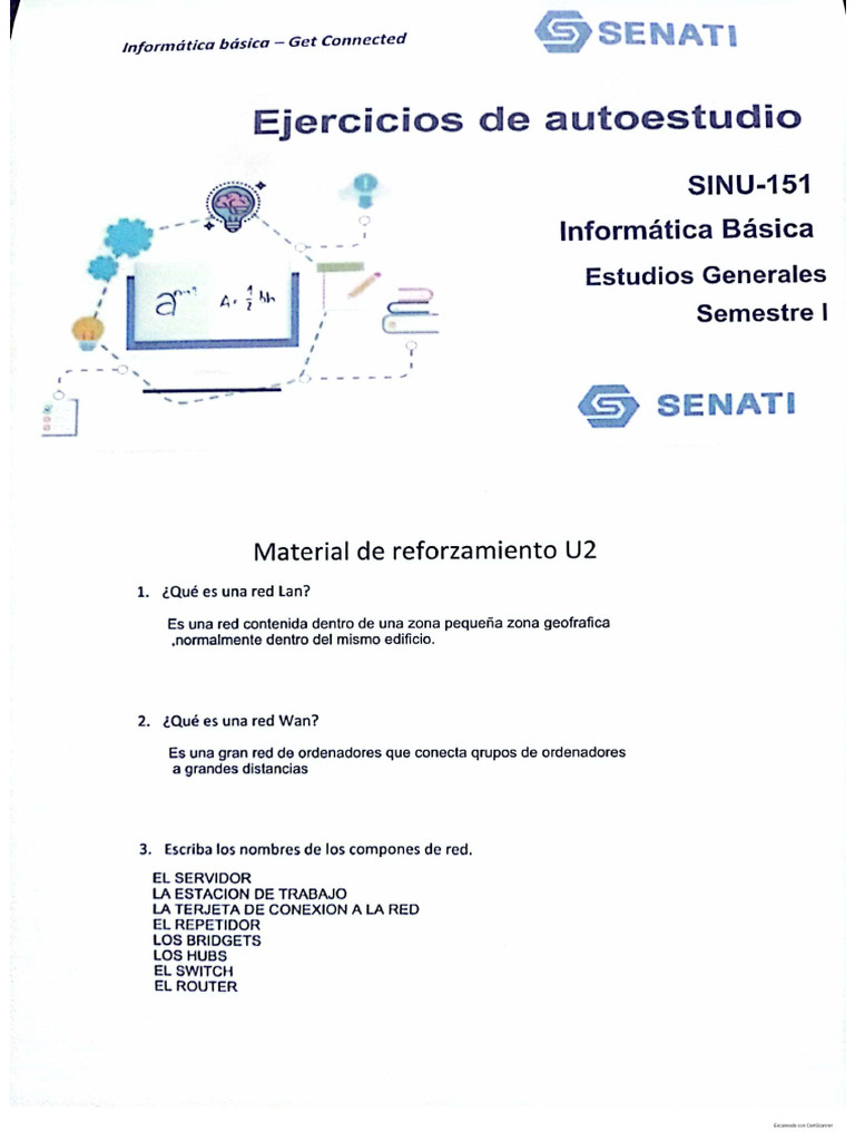 Sinu-151 Unidad02 Material Reforzamiento | PDF